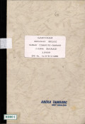 Laporan eksplorasi geologi daerah Cimandiri-Jampang Jawa Barat 1989 SPK No.01/D-P/I/1989
