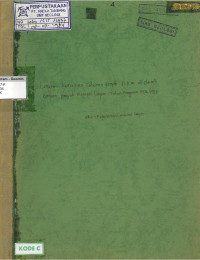 Laporan Kemajuan Tahunan Proyek PPM di Daerah Bagian Proyek Mineral Logam Tahun Anggaran 1976/1977