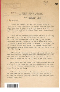 Geologi endapan batubara di Bukit Asam-Sum. Selatan