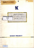 1992 annual report volume 1 of 2: Kusan Project South Kalimantan