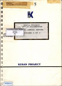1992 annual report volume 2 of 2: Kusan Project South Kalimantan