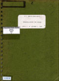Progress report for period April 2, to October 1, 1989: PT Barito Amin Sakti