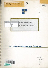 Purukcahu Project Central Kalimantan Republic of Indonesia Work Programme and Budget