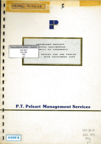 Purukcahu Project Central Kalimantan Republic of Indonesia Quarterly Report Fot The Period 1st July - 30th September 1990