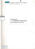Financial Statements PT Antamdomin Bengkayang for the years ended December 31, 1990 and 1989