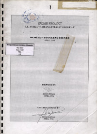 Monthly progress report April 1996: Kusan Project