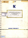21th quarterly report for the period April 1st to June 31th, 1992: PT. Aneka Tambang/Pelsart Group JV Kusan Project Southeast Kalimantan