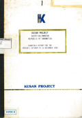 Quarterly report fot the period 1 october to 31 December 1993: Kusan project South Kalimantan Republic of Indonesia
