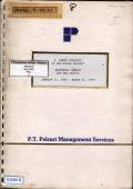 Quarterly report for the period January 11, 1990-March 31, 1990: S. Keruh Project of the Kusam Project