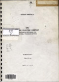 Third quarterly report (including September 1995 monthly progress report) 1995, report no. RS-236: Kusan Project