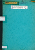 Report on Follow Up Drainage Sampling S. Timbulun and Its Tributaries Rimbo Datar, Alahan Panjang, Solok 5-7 November 1985