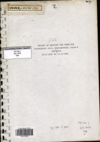 Report on Mapping and Sampling Hutabargot Julu, Panyabungan, Natal COW 9759 19-2-1986 to 11-3-1986