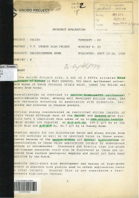 The RBI exploration programme, 1970 - 1972: PT Riotinto Bethlehem Indonesia