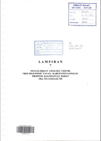 Lampiran 7 penyelidikan geologi teknik 