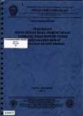Laporan akhir pekerjaan penuyusunan buku perencanaan tambang emas bawah tanah di kecamatan Kokap Kabupaten Kulon Progo tahun anggaran 2001