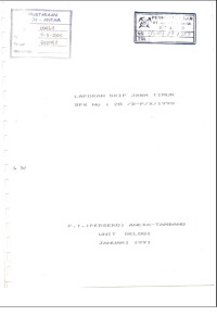 Laporan SKIP Jawa Timur PKL No. 28/D-P/X/1990