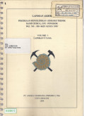 Laporan akhir: Pekerjaan penyelidikan geologi teknik Ramp Ciurug, UPE - Pongkor PKL NO : 550/625/KUEO/1999: Volume I laporan utama