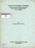 Laporan penyelidikan geofisika: Metoda induksi polarisasi (IP) dan geomagnet blok GN. Goong - Pongkor, Jawa Barat: PKL No. 10/D-P/22/1997