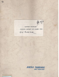 Laporan Triwulan periode Januari s/d Maret 1990: GN Pongkor