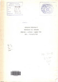 Kegiatan Triwulan I: Esplorasi Gn. Pongkor Periode: Januari - Maret 1991: PKL: 10/D-P/I/1991