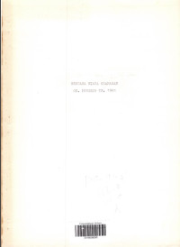 Rencana Biaya Keamanan GN. Pongkor TH. 1991