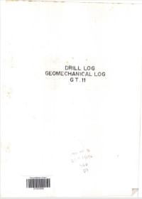 Drill log geomechanical log GT.11