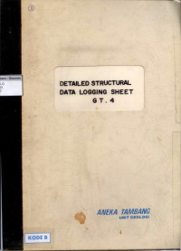 Detailed structural data logging sheet GT.4