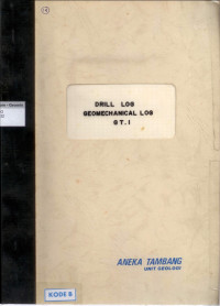 Drill log geomechanical log GT.1