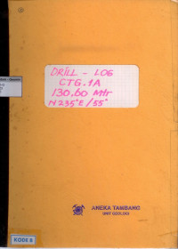 Drill log CTG.1A 130,60 m N235°E/55°