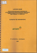 Penyelidikan geoteknik & geohidrologi untuk mendukung perancangan dan perencanaan tambang Kubang Cicai di bawah level 500 UBPE Pongkor - PT. Antam, Tbk: Lampiran uji laboratorium