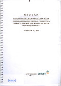 Usulan rencana kerja dan anggaran biaya eksplorasi emas dan mineral pengikutnya daerah G. Pongkor dsk, Kabupaten Bogor Provinsi Jawa Barat: Semester II / 2013