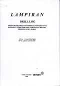 Lampiran Drill Log: Eksplorasi emas dan mineral pengikutnya daerah G. Pongkor dsk. Kabupaten Bogor, provinsi Jawa Barat: SP NO 135/6-22/PAT/2009 SP NO. 2282/23-22/PAT/2009