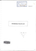 Pemerian bantuan pt. anka tambang - unit geologi log lubang bor SPK: 196/0625/KUEO/1999