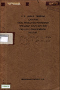 P.N. Aneka Tambang Laporan hasil penelitian petrografi terhadap conto inti bor Cipulus / Lebaksembada Cikotok : Geoservices Report 3/81