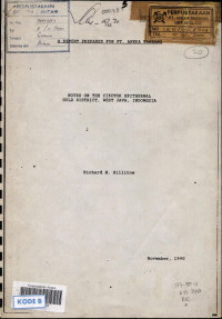 Notes on the Cikotok epithermal gold district, West Java, Indonesia