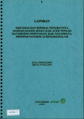 Laporan skip emas dan mineral pengikutnya daerah Jagong Jeget, kab. Aceh tengah dan Krueng Sweunagan, kab. Naganraya, propinsi Nangroe Aceh Darussalam: SP No. 2995/29-22/2007 SPK No. 07.29-22.29.07