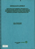 Ringkasan laporan skip emas dan mineral pengikutnya daerah Jagong Jeget, kab. Aceh tengah dan Krueng Sweunagan, kab. Naganraya, propinsi Nangroe Aceh Darussalam; SP No. 2995/29-22/2007 SPK No. 07.29-22.29.07