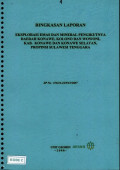 Ringkasan laporan eksplorasi emas dan mineral pengikutnya daerah Konawe, Kolono dan Wowoni, Kab. Konawe dan Konawe Selatan, Propinsi Sulawesi Tenggara : SP No. 676/14-22/PAT/2007