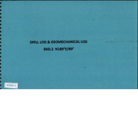 Drill log & geomechanical log BKD.2 N180 E/60