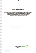 Laporan akhir peninjauan emas dan mineral pengikutnya (SKIP) Daerah Moyo, Kabupaten Sumbawa Besar dan Seteluk, Kabupaten Sumbawa Barat, Propinsi Nusa Tenggara Barat : Nota Dinas No. 96/UG/2011/2009