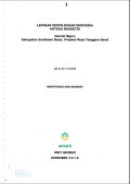 Laporan penyelidikan geofisika metoda magnetik daerah Ngeru, Kabupaten Sumbawa Besar, Propinsi Nusa Tenggara Barat : SPK NO. 07.1-14.2010 Geophysics and Geodesy