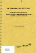 Laporam evaluasi sementara eksplorasi endapan bauksot daerah Munggu Pasir, kabupaten Sanggau propinsi Kalimantan Barat: SP No. 412.a/6-22/PAT/2013