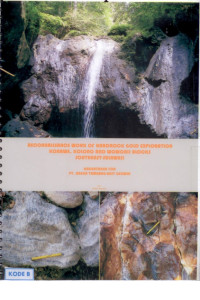 Reconnaissance work of hardrock gold exploration Konawe, Kolono, and Wowonii blocks Southeast-Sulawesi