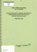 Eksplorasi emas dan mineral pengikutnya daerah Bonjol, Kabupaten Pasaman Propinsi Sumatera Barat semester I / 2008 : SPK No. 07.1-05.2008