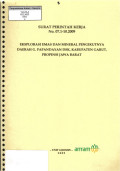 Eksplorasi emas dan mineral pengikutnya daerah G. Papandayan DSK, kabupaten Garut, propinsi Jawa Barat: SPK No. 07.1-10.2009