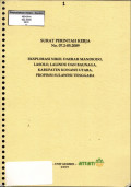 Eksplorasi nikel daerah Mandiodo, Lasolo, Lalindu dan Baunaga, Kabupaten Konawe Utara, Propinsi Sulawesi Tenggara : SPK No. 07.2-05.2009