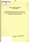 Eksplorasi emas dan mineral pengikutnya daerah Renteangin Dsk, Kabupaten Kolaka, Propinsi Sulawesi Tenggara : SPK No. 07.1-09.2009