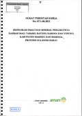 Eksplorasi emas dan mineral pengikutnya daeah Mao, Tabaro, Batuisi, Karosa dan Topoyo Kabupaten Mamuju dan Mamasa, Provinsi Sulawesi Barat : SPK No. 07.1-06.2011