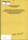 Eksplorasi emas dan mineral pengikutnya, daerah Mao, Tabaro, Batuisi, Karosa dan Topoyo, Kabupaten Mamuju dan Mamasa, Provinsi Sulawesi Barat : SPK No. 07.1-10.2011