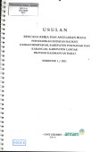 Usulan rencana kerja dan anggaran biaya penyelidikan endapan bauksit daerah Mempawah, Kabupaten Pontianak dan Karangan, Kabupaten Landak Provinsi Kalimantan Barat Semester I / 2011